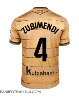 Real Sociedad Martin Zubimendi #4 Tricou Fotbal Replică 2024-25 Barbati Deplasare